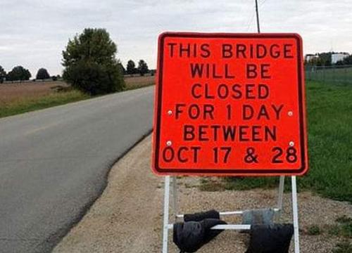 closed for a day