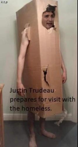 trudeau meeting the homeless