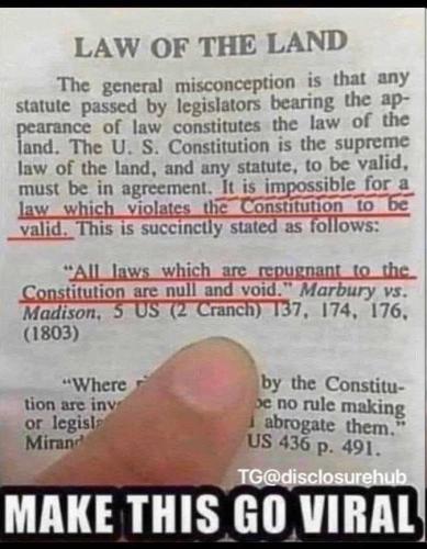 law of the land