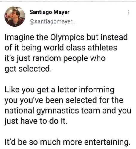 imagine the Olympics