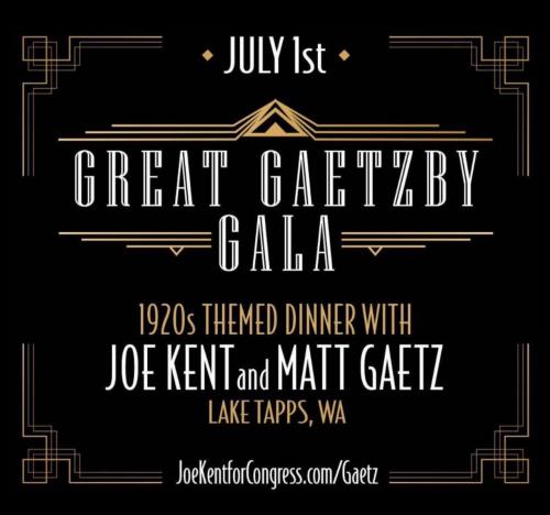 Lake Tapps, Washington - July 1, 2023 - Fundraiser Joe Kent for Washington