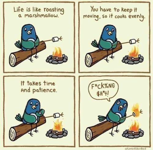 it takes patience