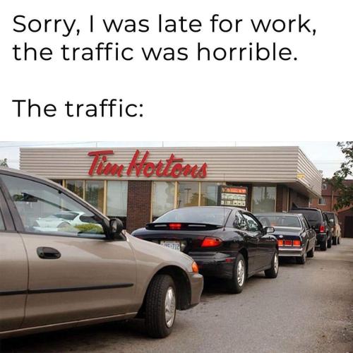 late for work