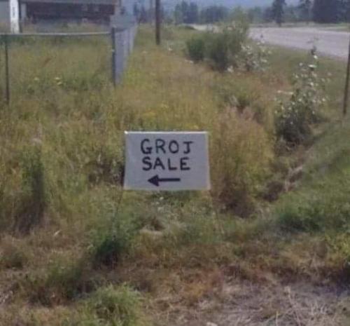 groj sale