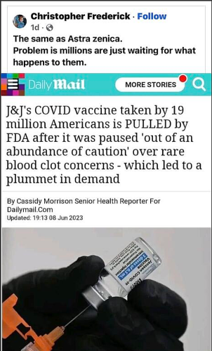 JJ Covid Vax Killing