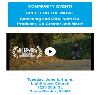Santa Monica, California - June 6, 2023 - Community Event - Spellers the Movie Screening and Q and A