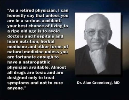 Avoid hospitals Dr. Alan  Greenberg MD