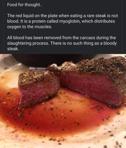 not blood