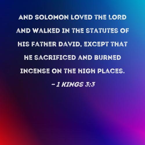 1 Kings 3_3