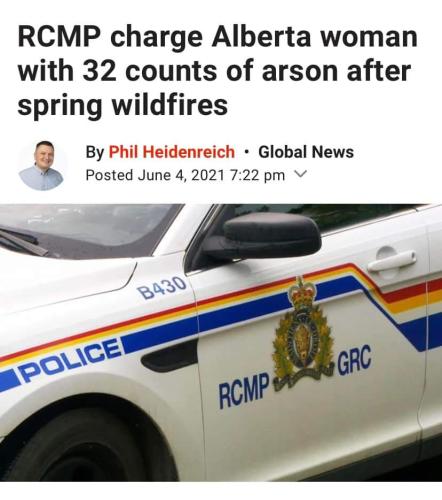 32 counts of arson