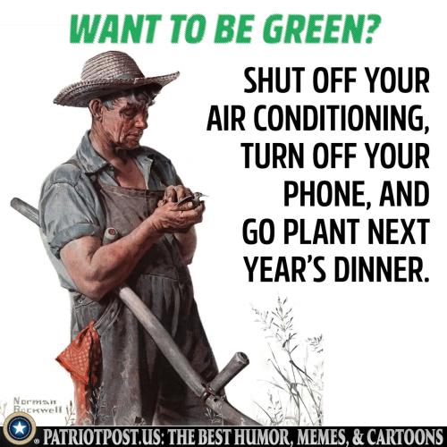want to be green