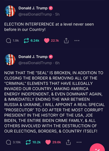 trump talks