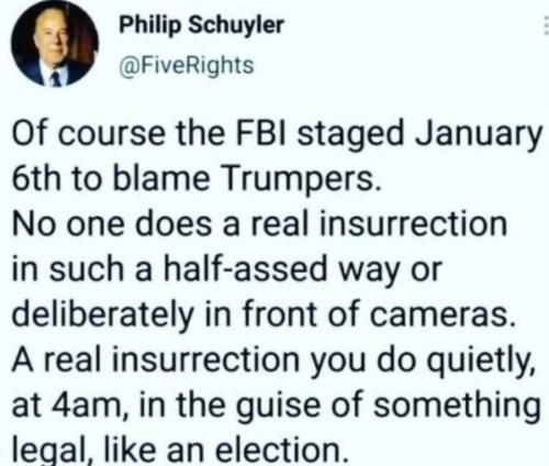 About the fake insurrection