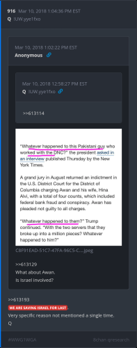 SAVE ISRAEL FOR LAST