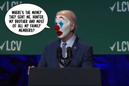 crooked joe clown