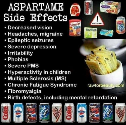 Aspartame side effects - danger