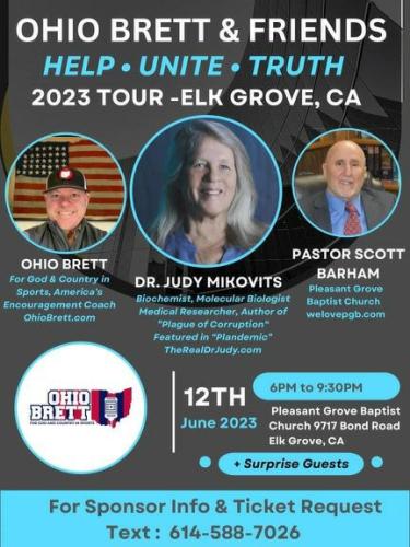 Elk Grove, California - June 12. 2023 - Help-Unite-Truth 2023 Tour