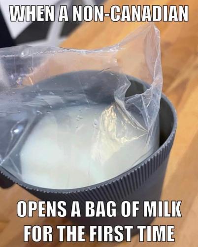 open the milk