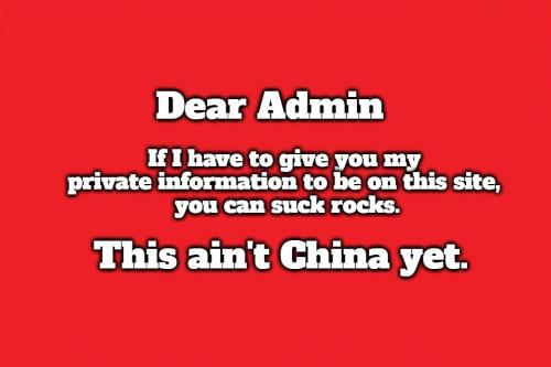 this ain't china yet