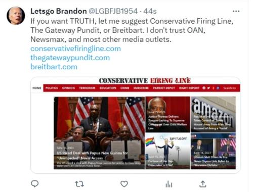 Letsgo Brandon recommends Conservative Firing Line