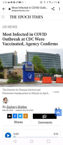 most infected