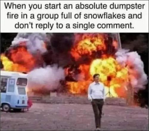 dumpster fire