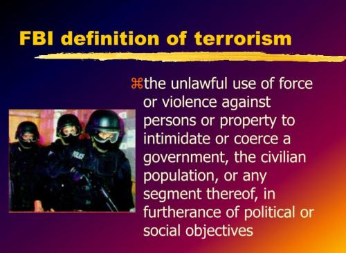 FBI Definition of Terrorism