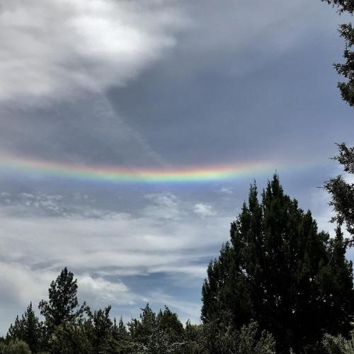 Upside-down rainbows are rare.