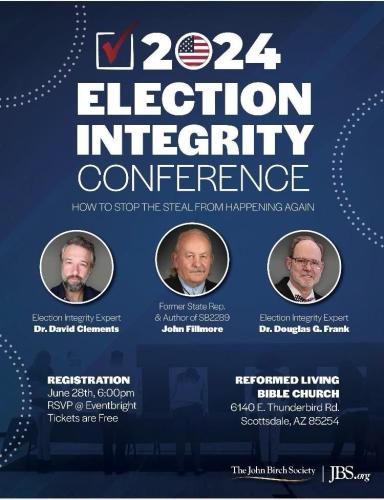 Scottsdale, Arizona - June 28, 2023 - 2024 Election Integrity Conference