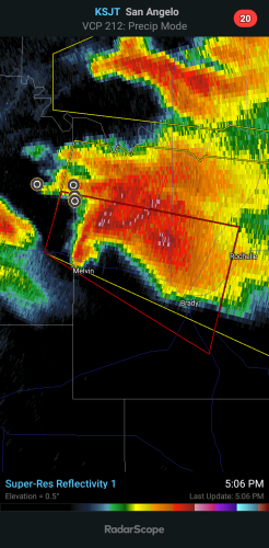 KSJT - Super-Res Reflectivity 1, 5_06 PM