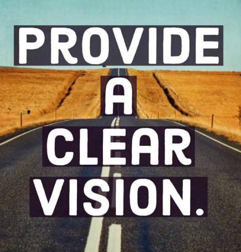 1-Provide a Clear Vision