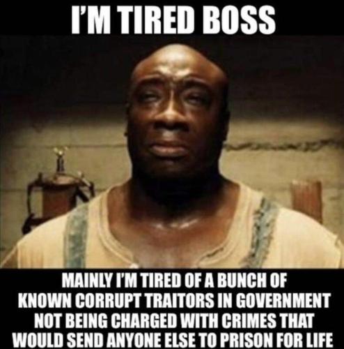 tired boss m