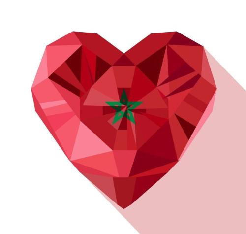 crystal-gem-moroccan-heart-with-the-flag-vector-11651014 - dir