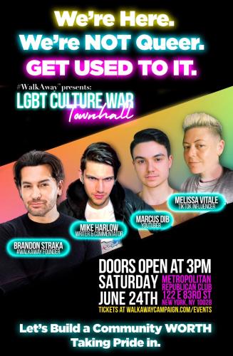 New York, New York - June 24, 2023 - LGBT Culture War Town Hall