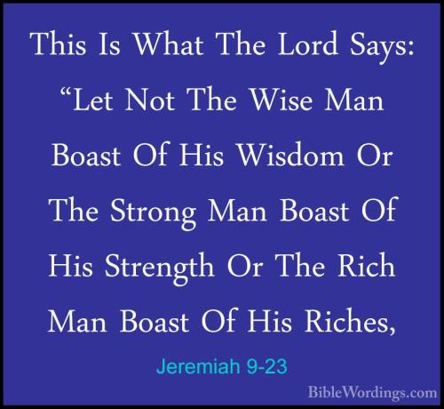 Jeremiah 9_23