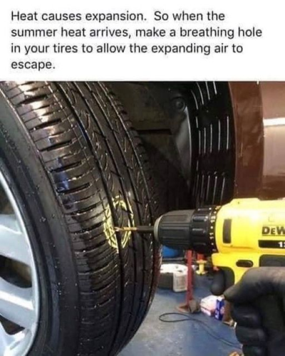 heat causes expansion
