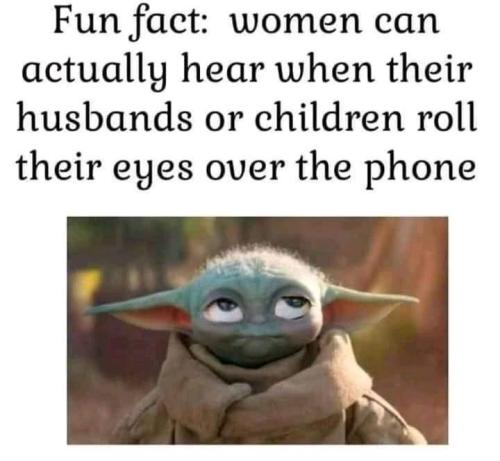 roll thier eyes