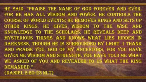 Daniel 2_20-23