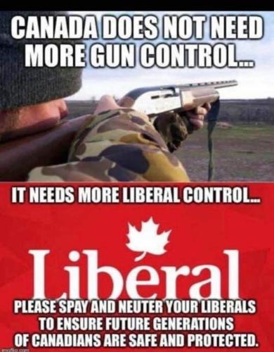 Canada need liberal control