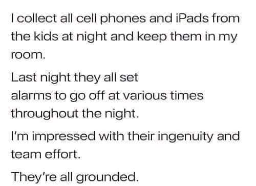 they all grounded