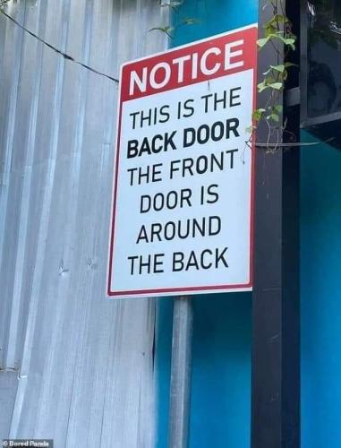 back door