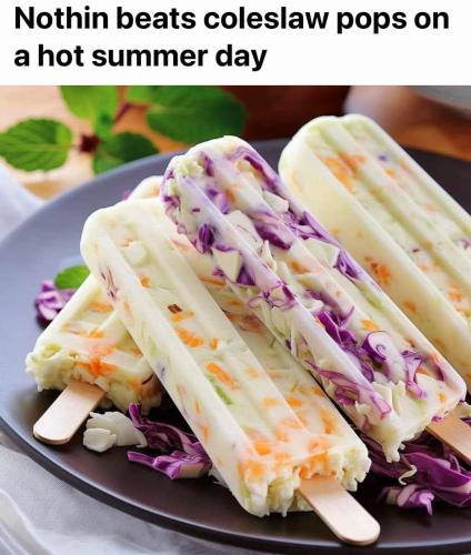 coleslaw pops