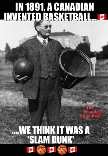 a Canadian invented basketball
