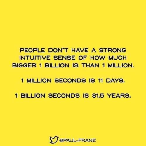 1 BILLION SECONDS