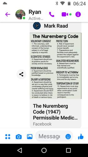 nuremburg code