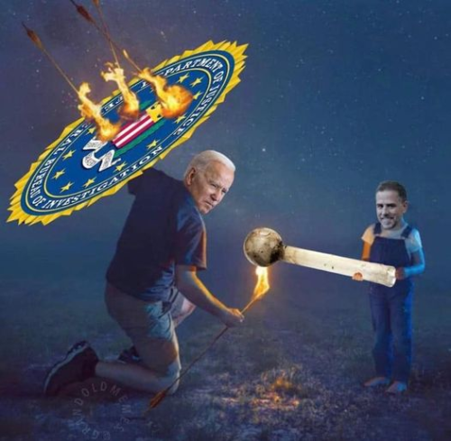 Biden burning