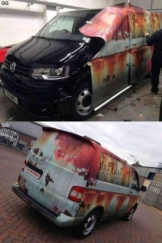 best van camo