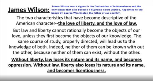 Liberty and Law Axiom James Wilson 1