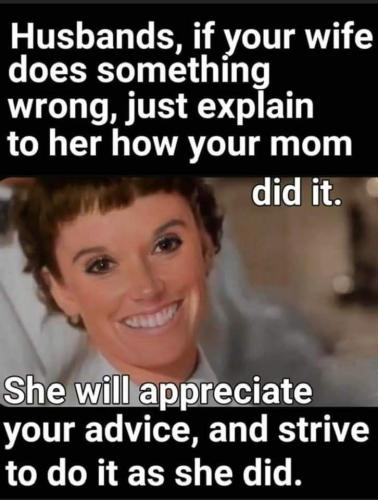 how your mom did it