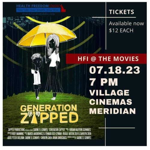 Meridian, Idaho - July 18, 2023 - Generation Zapped Movie